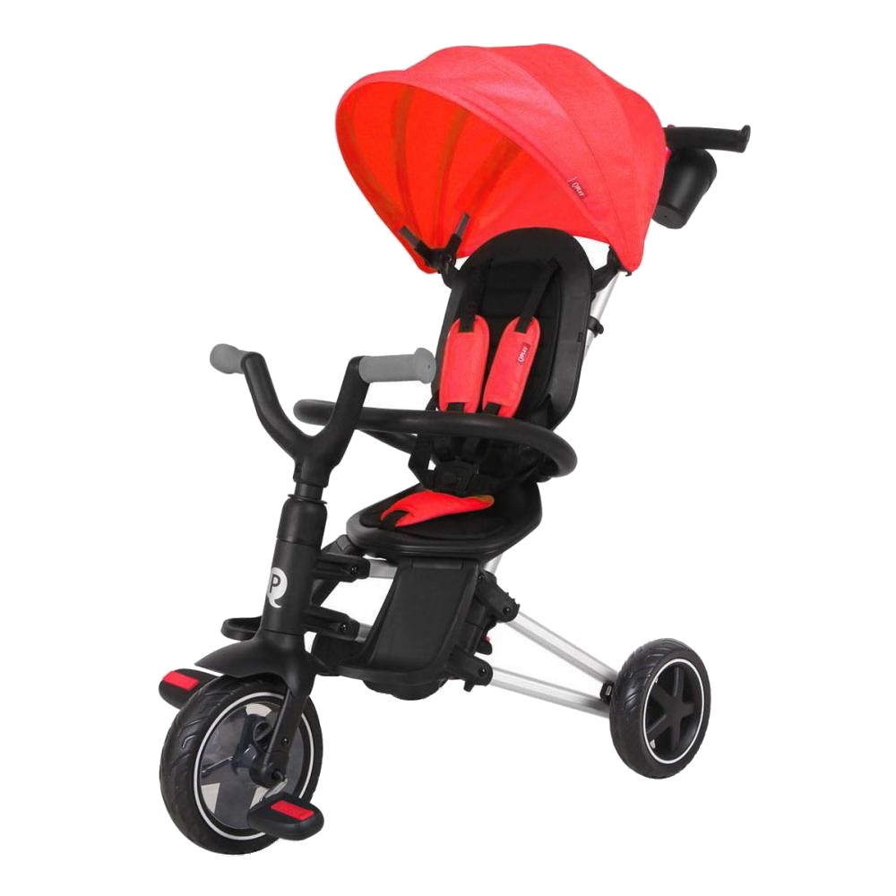 Tricicleta Qplay Nova Rosu Ultrapliabila, Aluminiu - imagine 10