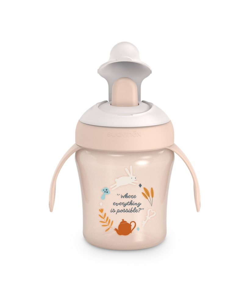 Cană Antrenament Suavinex Wonder Roz 200ml - imagine 2