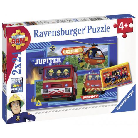 Puzzle Ravensburger Pompier Sam 2x24 Piese