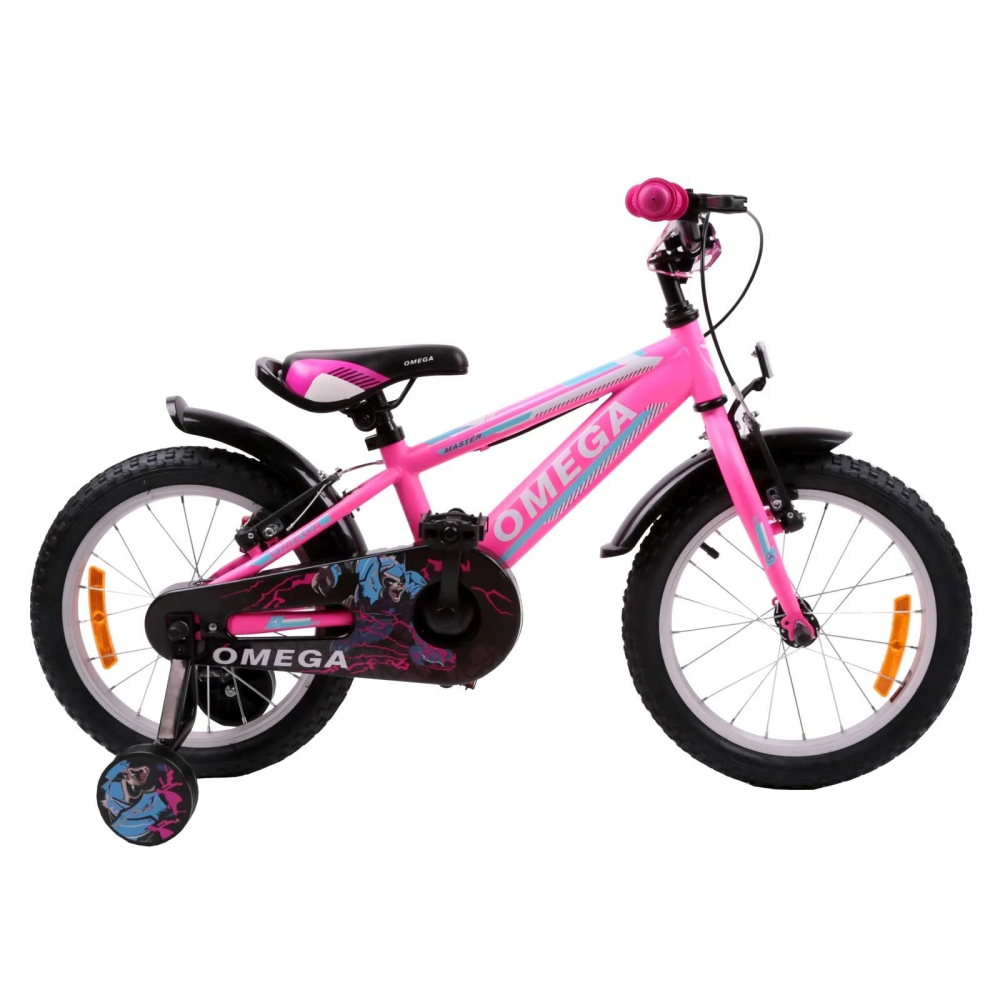 Bicicleta Omega Master 20 inch Roz | Frâne pe Mână