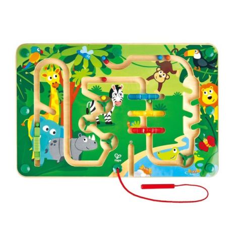 Labirint Magnetic Jungla Hape | Jucărie Lemn