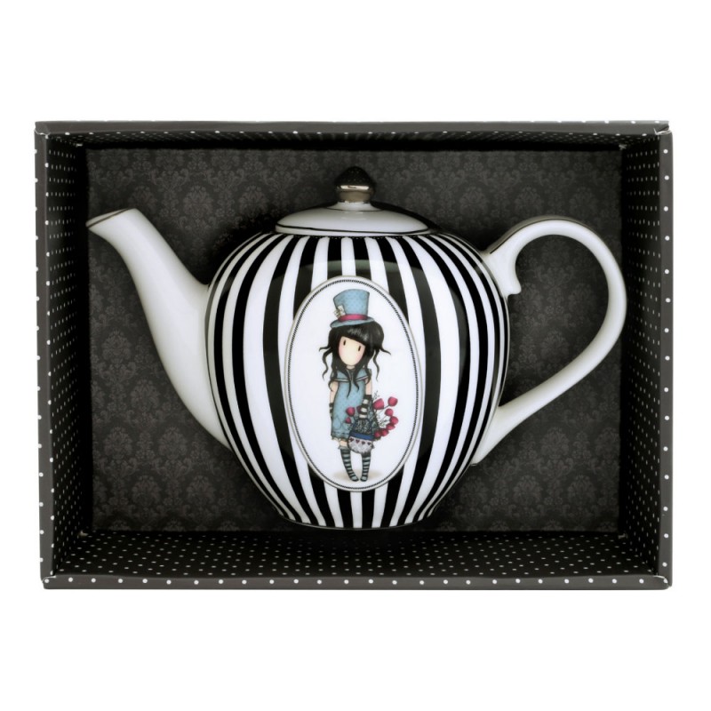 Gorjuss Ceainic The Hatter - Design Portelan Artistic - imagine 3