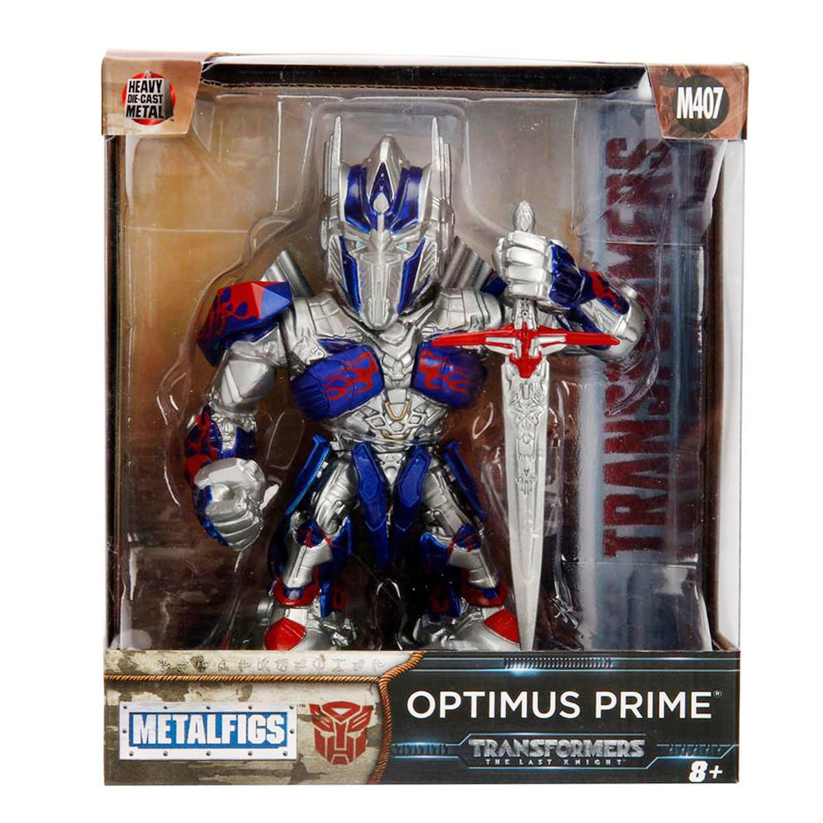 Jada Figurina Optimus Prime Metalica, 10 cm
