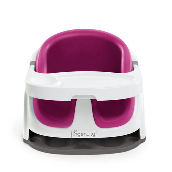Scaun 2 în 1 Ingenuity Pink Flambe | Compact & Practic