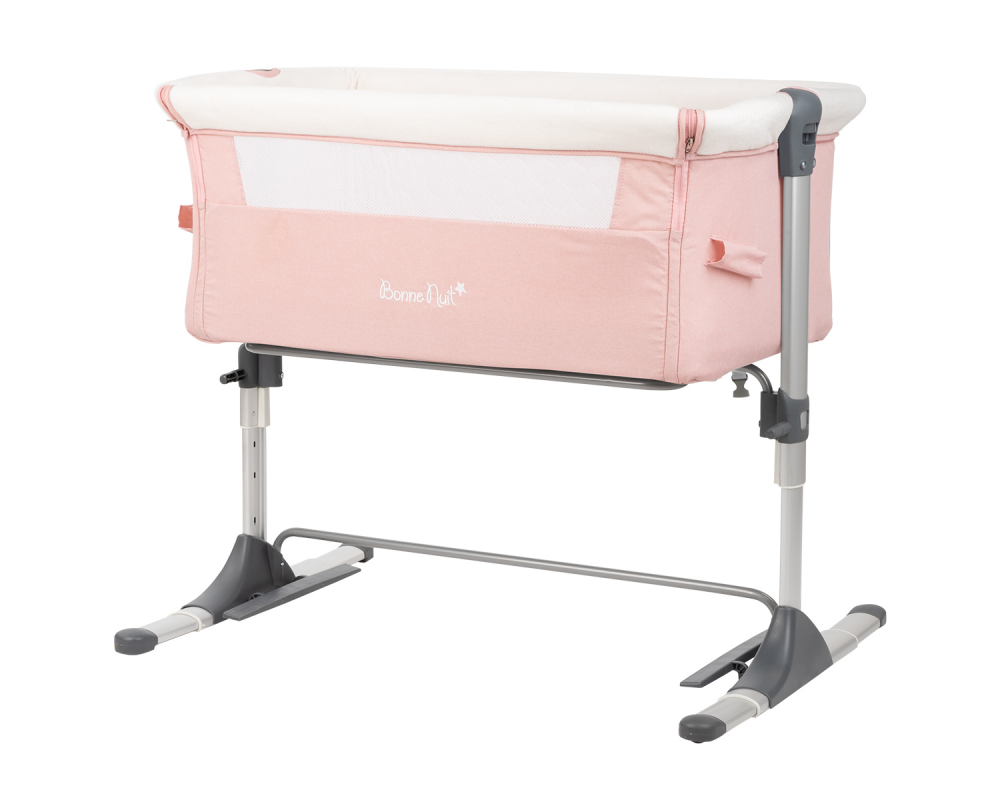Patut Co-Sleeper KikkaBoo Bonne Nuit, Pink, Anti-reflux - imagine 7