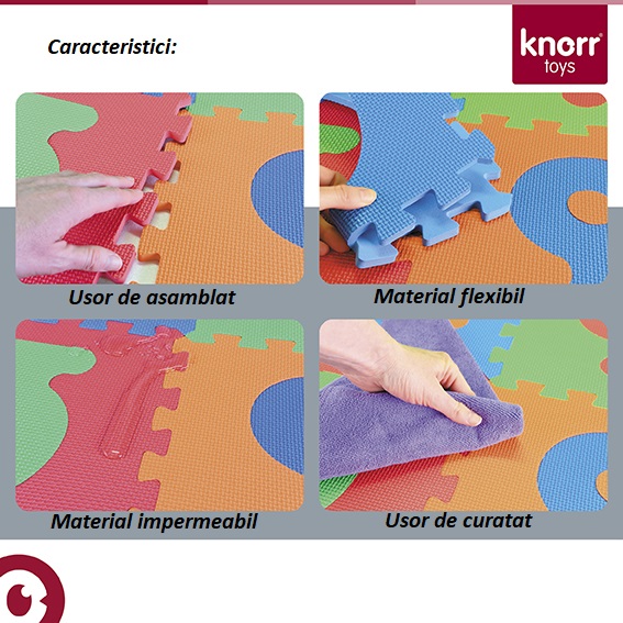 Covoras Puzzle Fructe Knorr Toys - Educativ si Sigur - imagine 6