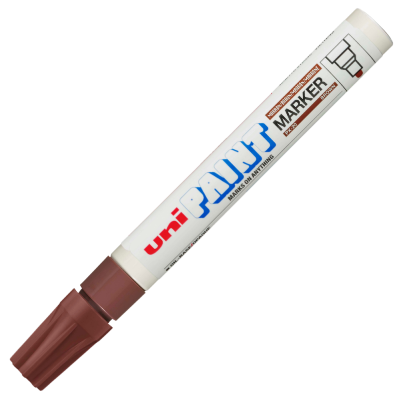 Marker Uni-ball Oil-Based, Maro, Rezistent
