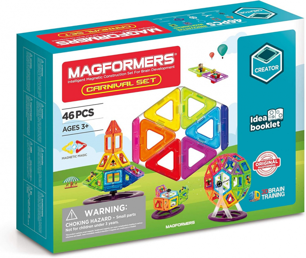 Set Magformers Carnival Plus 48 Piese | Clicstoys