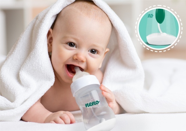 Biberon 2 in 1 Neno 300ml - Hranire sigura - imagine 4