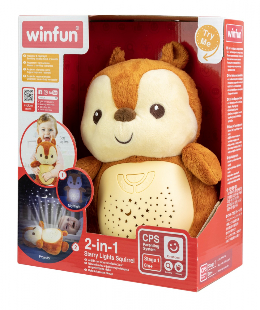 Proiector Veghe Winfun Veverita pentru Somn Linistit - imagine 7