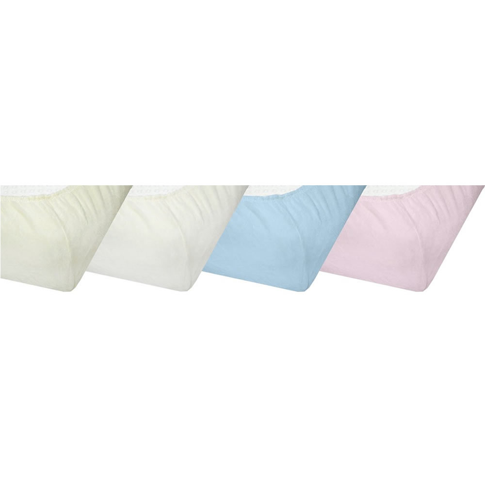 Cearsaf Jerse Bumbac Bej Fiki Miki 120x60 cm - imagine 2