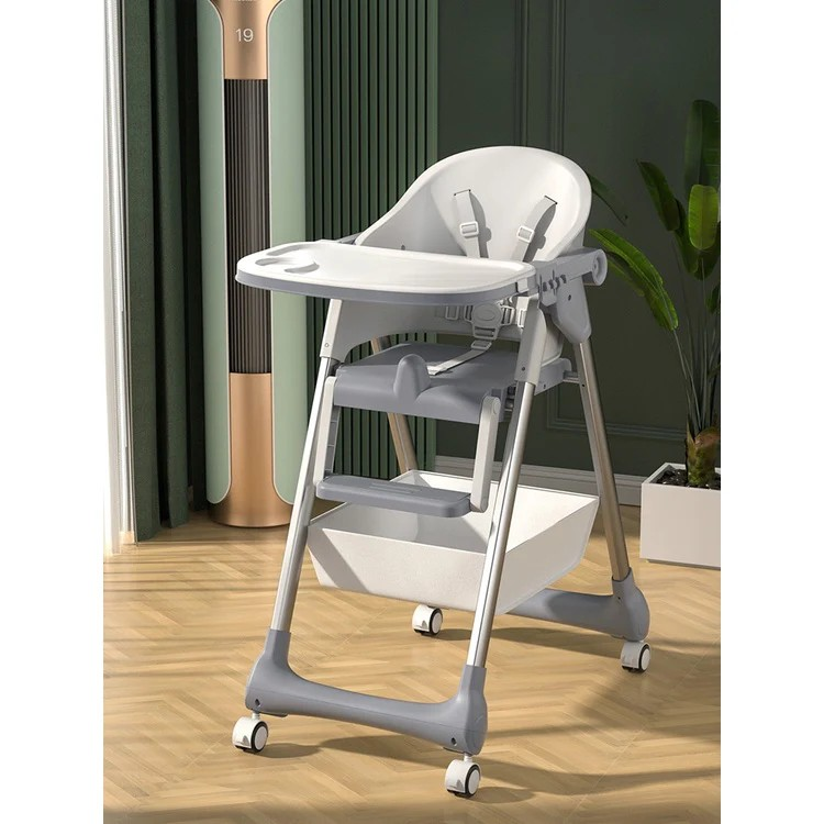 Scaun Masa Little Mom 2in1 Roti, Pliabil - imagine 2