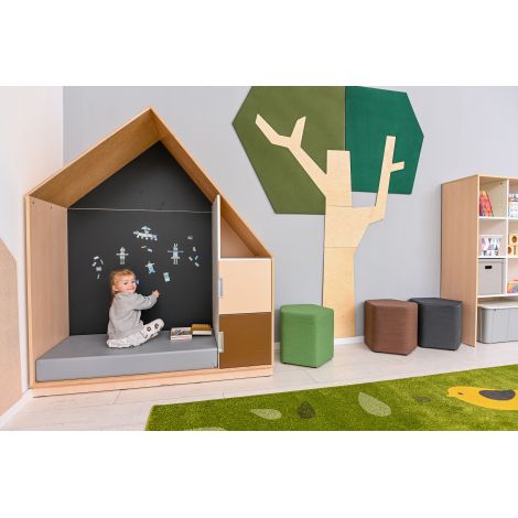 Dulap Casută Quadro Artar cu Tablă Magnetică | Moje Bambino - imagine 10