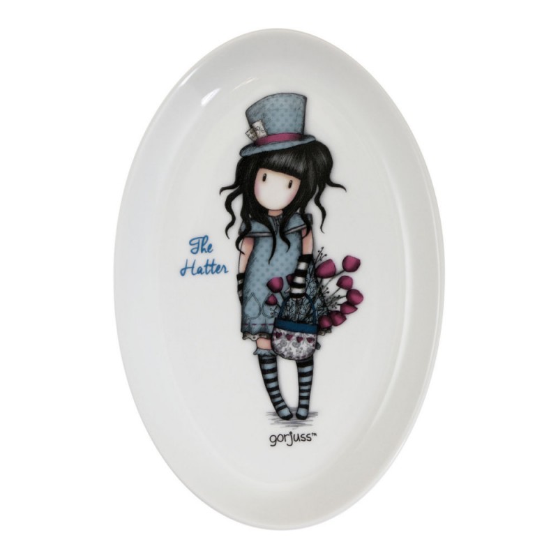Farfurie Ceramica Gorjuss The Hatter | Decorativ - imagine 2
