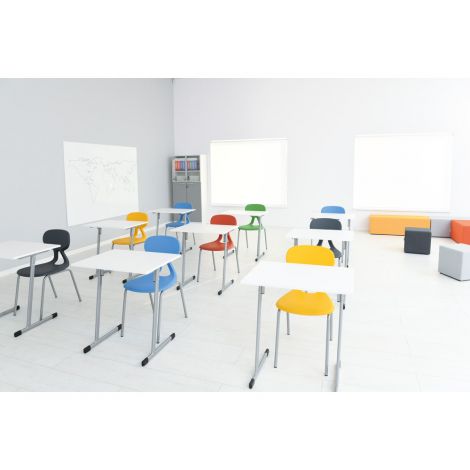 Scaun Școlar Ergonomic Roșu Colores | Moje Bambino - imagine 5