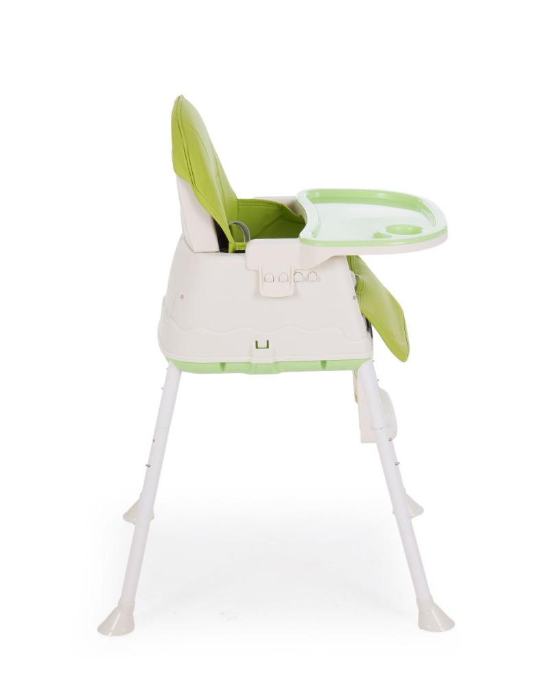 Scaun de masa KikkaBoo 3in1 Creamy Green - imagine 6