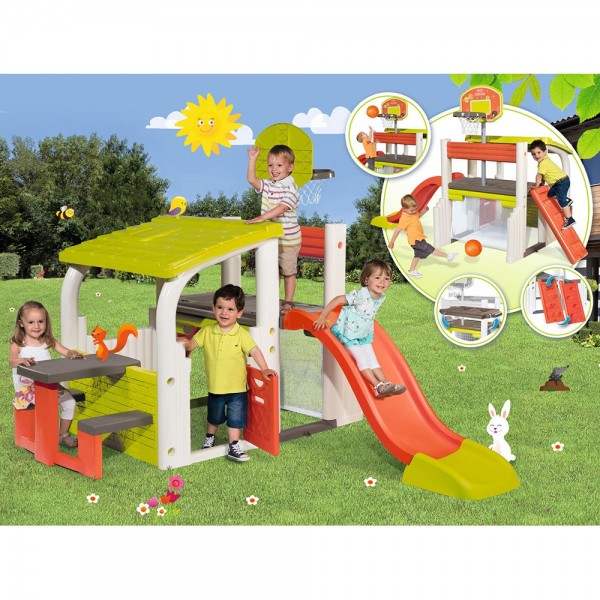 Centru de joacă Smoby Fun Center pentru exterior - imagine 6