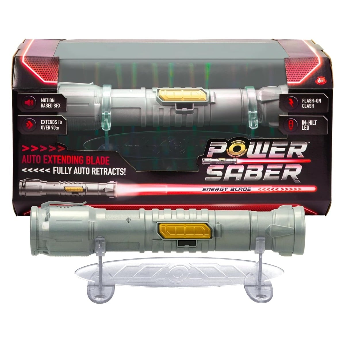 Sabie Power Saber Rosu, Goliath, cu Lumini si Sunet
