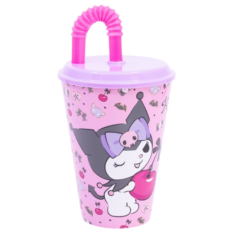 Pahar Stor Kuromi cu pai 430ml