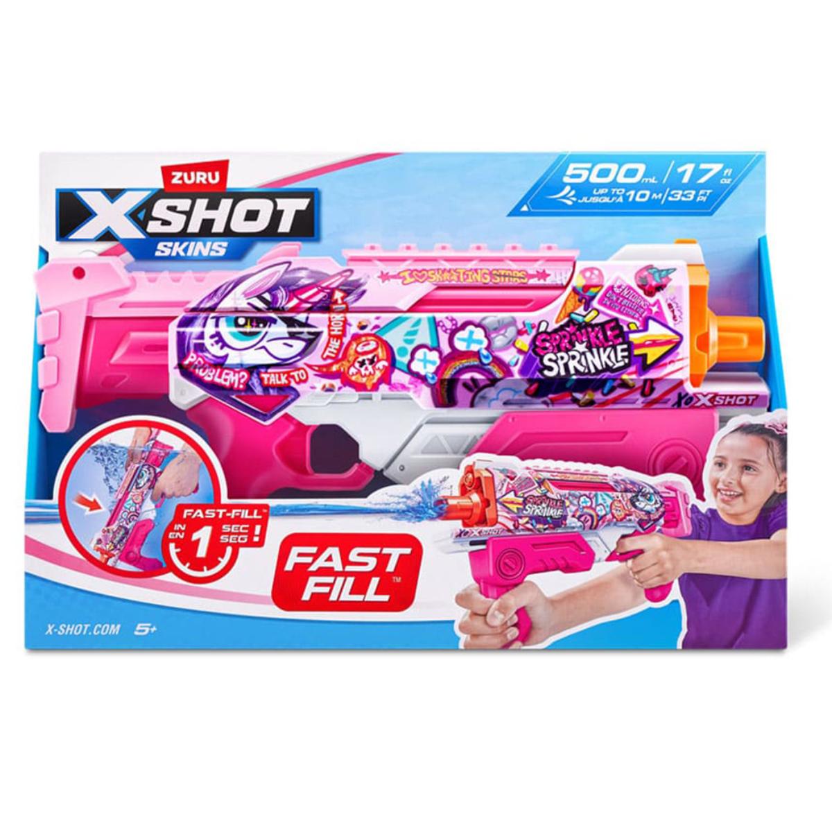 Pistol Apa X-Shot Hyperload Unicorn Splash, 500ml