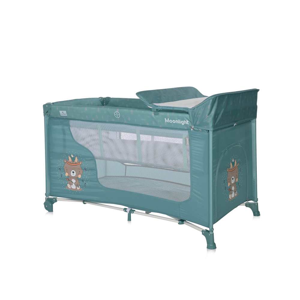 Patut Lorelli Moonlight Arctic, 2 nivele + accesorii - imagine 3