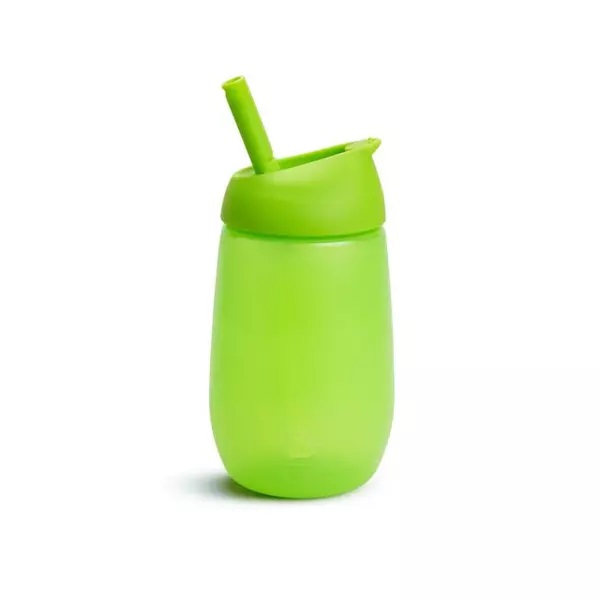 Cana Munchkin Simple Clean cu pai 296ml, Verde - imagine 6