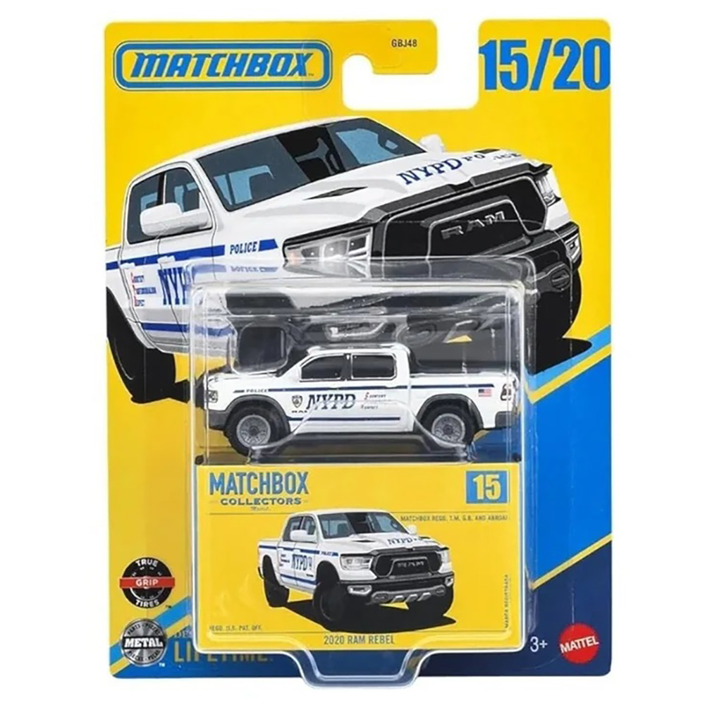 Matchbox Dodge Ram Rebel 2020 - Model Metalic