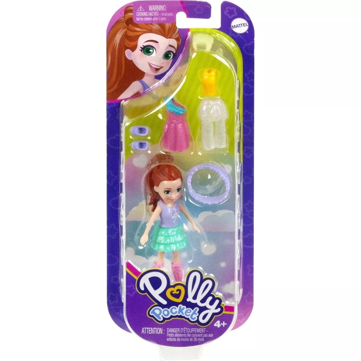 Papusa Polly Pocket HKV82 cu haine de schimb