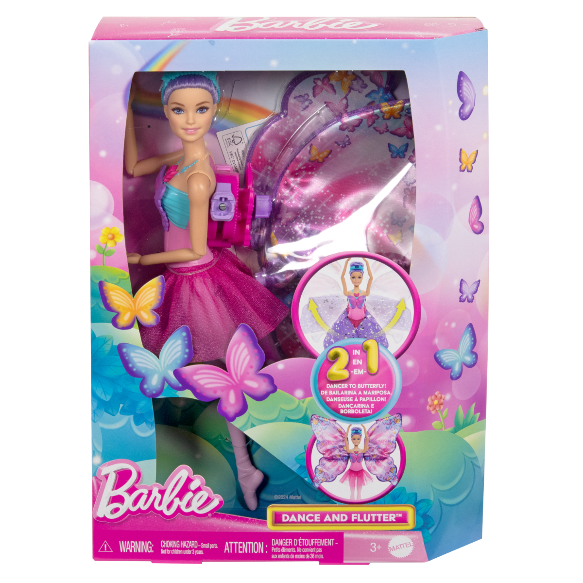 Papusa Barbie Dance and Flutter cu Arip
