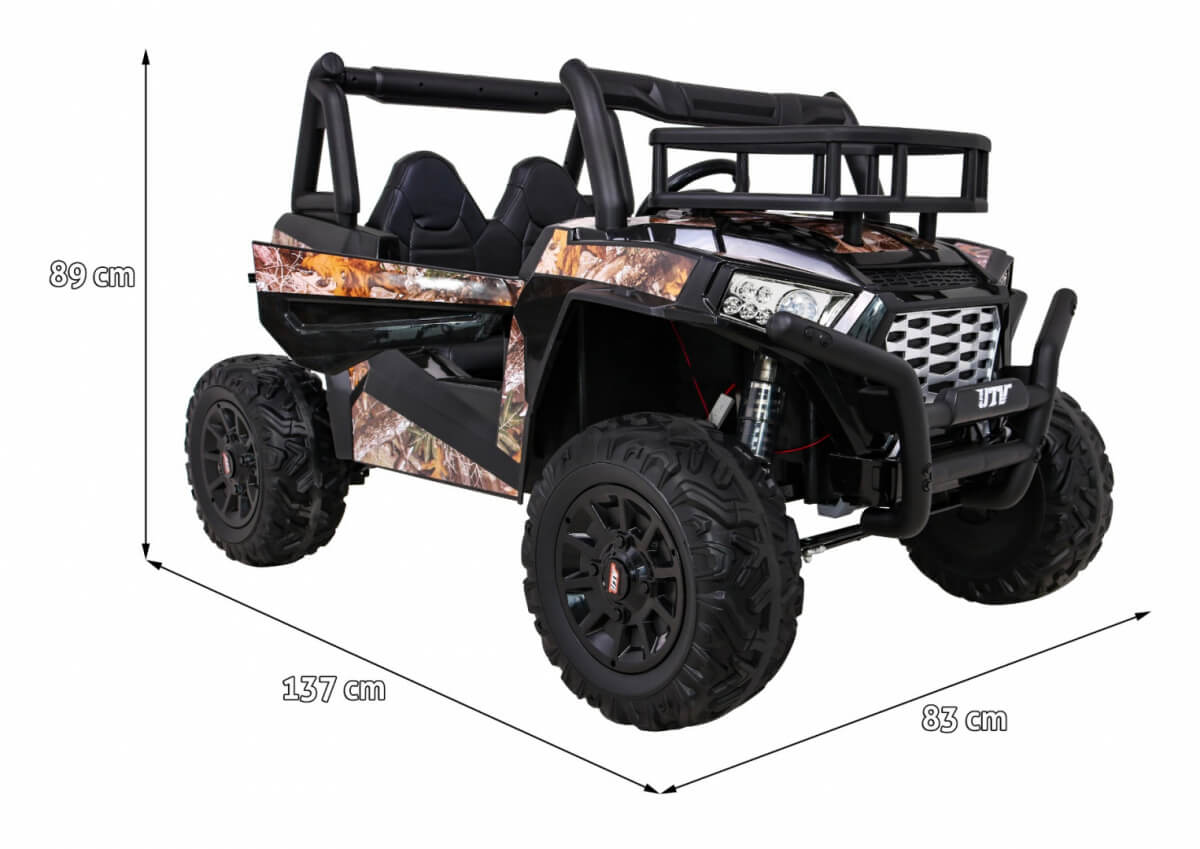 Buggy UTV 24V 2 Locuri Military | Autokids - imagine 2