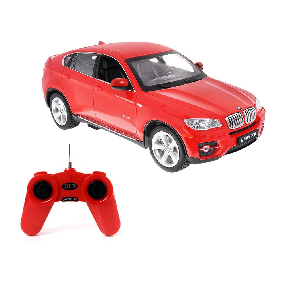 Masina Rastar BMW X6 1:24 Rosu cu Telecomanda