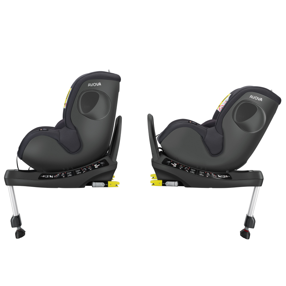 Scaun Auto Avova Sperber-Fix, i-Size, Gri - imagine 3