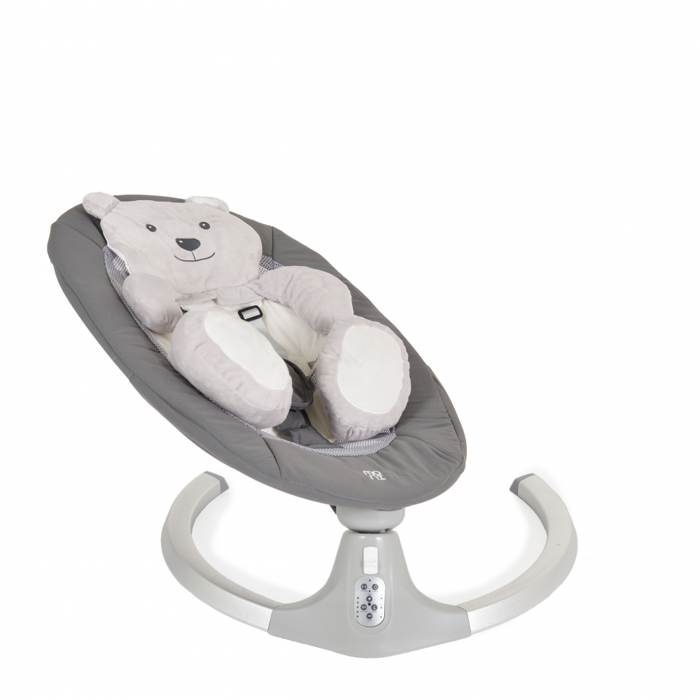 Leagan electric Moni cu telecomanda Ari bear Grey - imagine 3