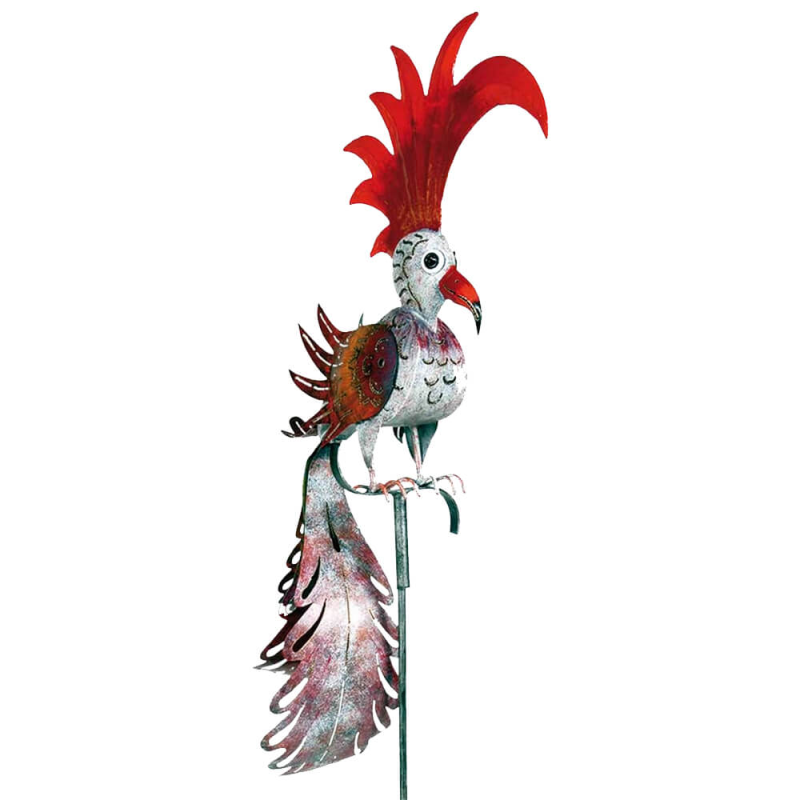 Decor Gradina Papagal Metalic | Figurina Exotica 168cm - imagine 2