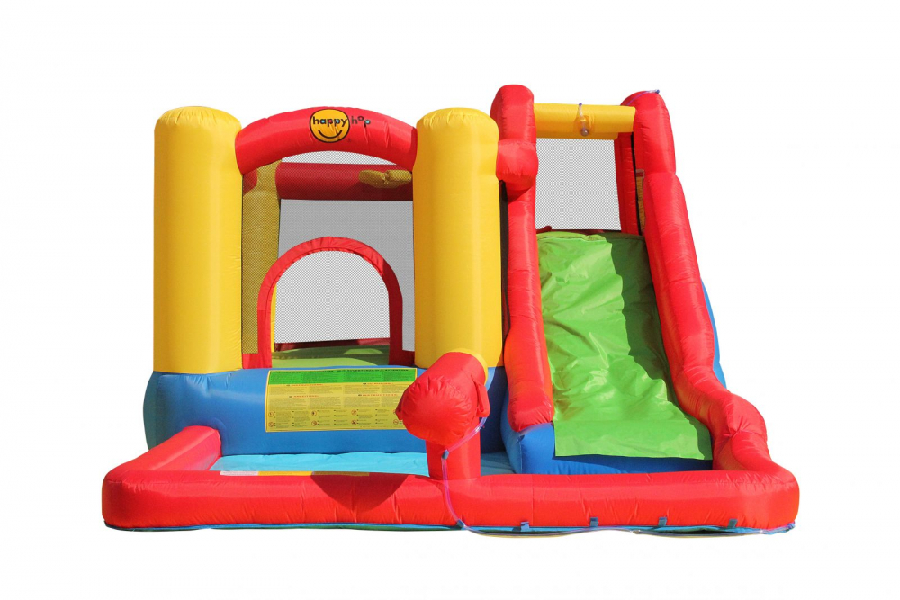 Saltea Gonflabilă Happy Hop cu Piscină și Tobogan - imagine 7