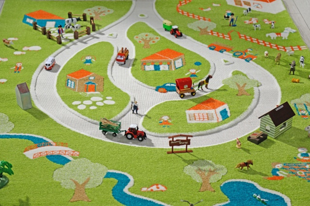 Covor 3D Ferma Ivi Carpets - Joacă Educativă - imagine 3