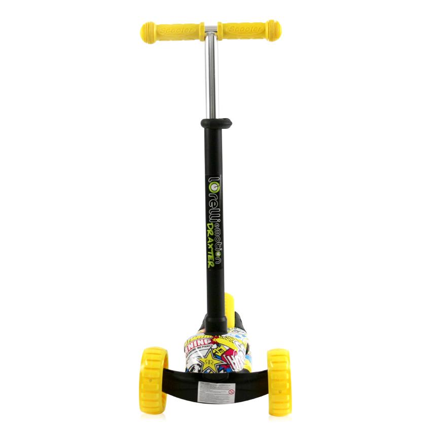 Trotineta Lorelli Draxter Smile cu LED și ghidon reglabil - imagine 2