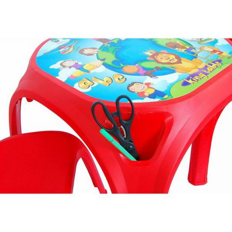 Set Masuta + 2 Scaune Pilsan King Table Red - imagine 3