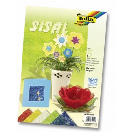 Sisal Colorat 5 Folia Paper | Set 5 Coli
