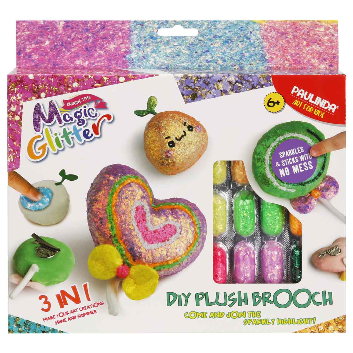 Set Paulinda Magic Glitter - Creeaza-ti Brosele