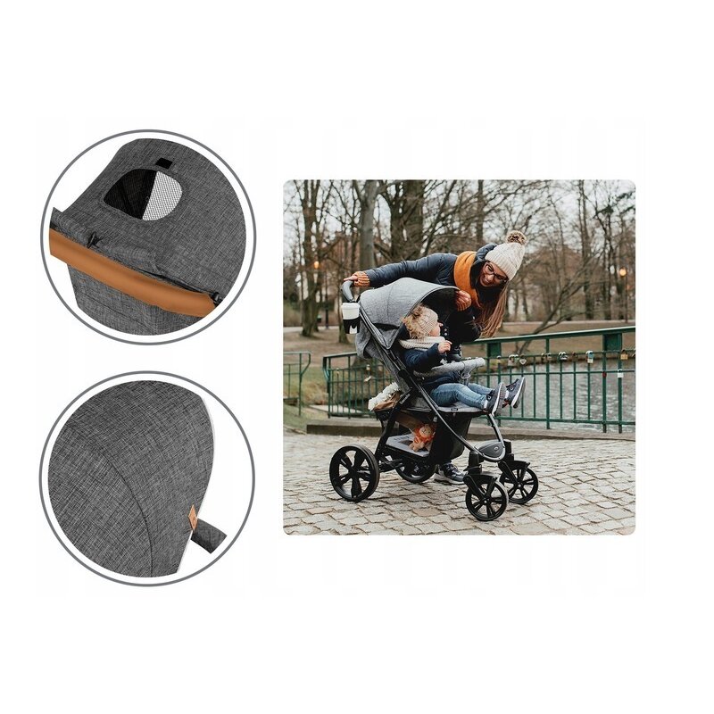 Carucior Sport Lionelo Annet Plus Blue Denim - imagine 10