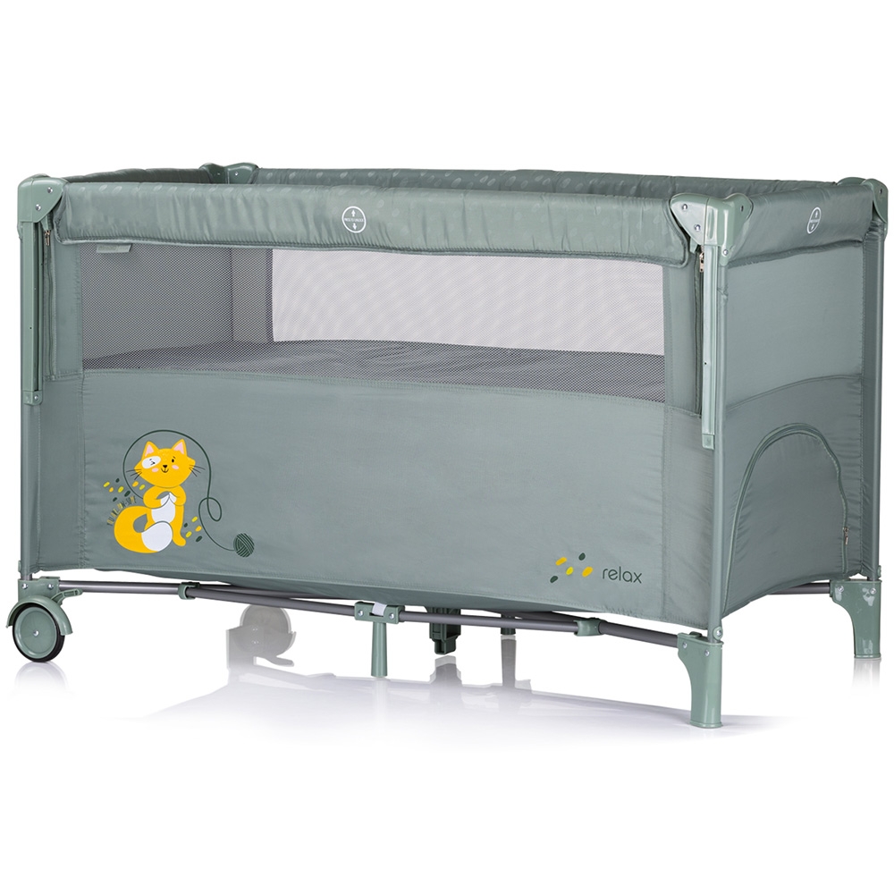 Chipolino Relax Basil - Patut pliabil side-sleeping