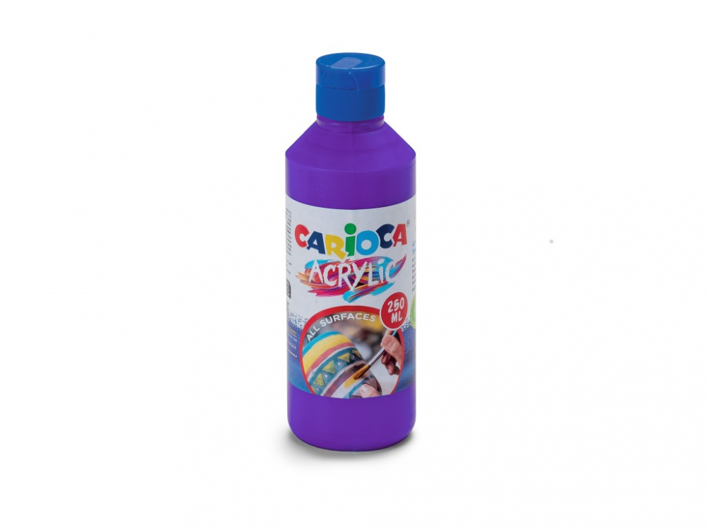 Acuarele Acrilice Carioca Tempera Mov, 250 ml