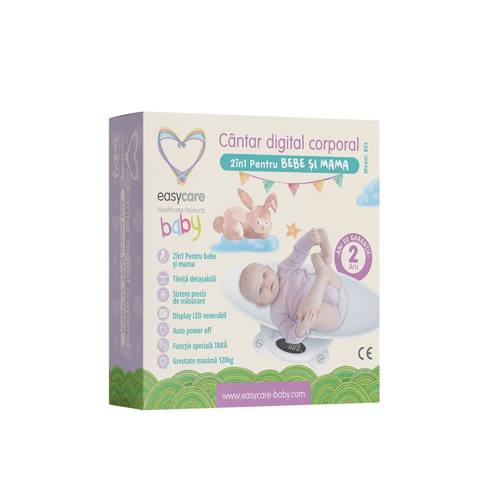 Cantar Digital 2in1 Easycare, Bebe și Mamă - imagine 4