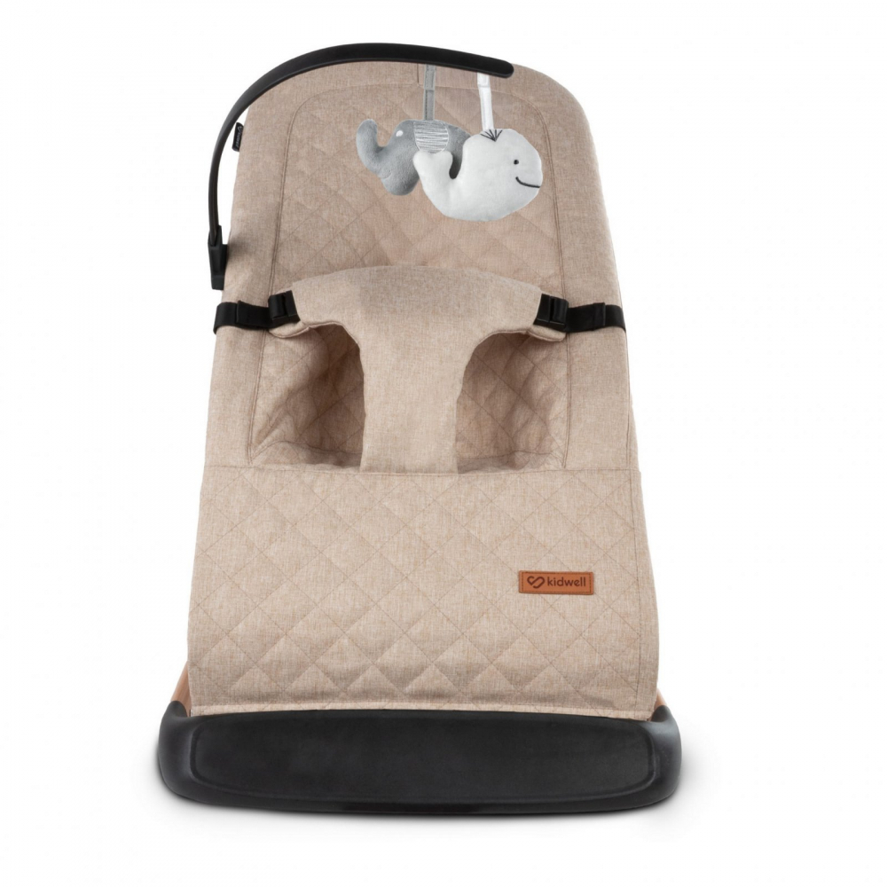 Balansoar Kidwell Pliabil Lemn Beige - imagine 4