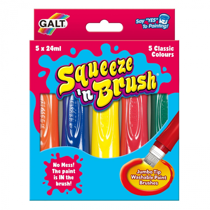 Galt Squeeze n Brush 5 Culori - Pictură Ușoară