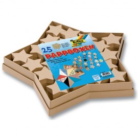 Set 25 Cutii Steluță Folia - Decor Natur