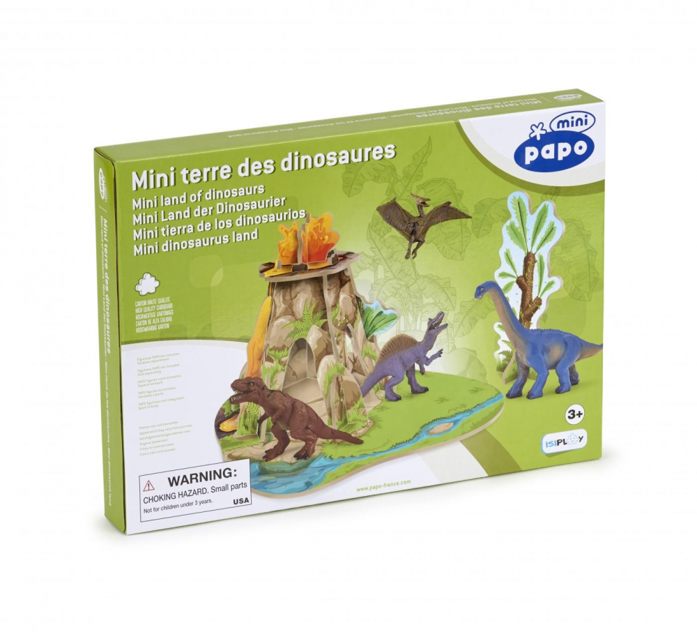 Papo Mini Display Era Dinozaurilor - Jucărie Educativă