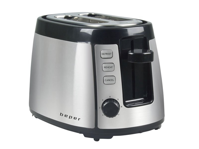 Prajitor de Pâine Beper 800W, Inox - imagine 11