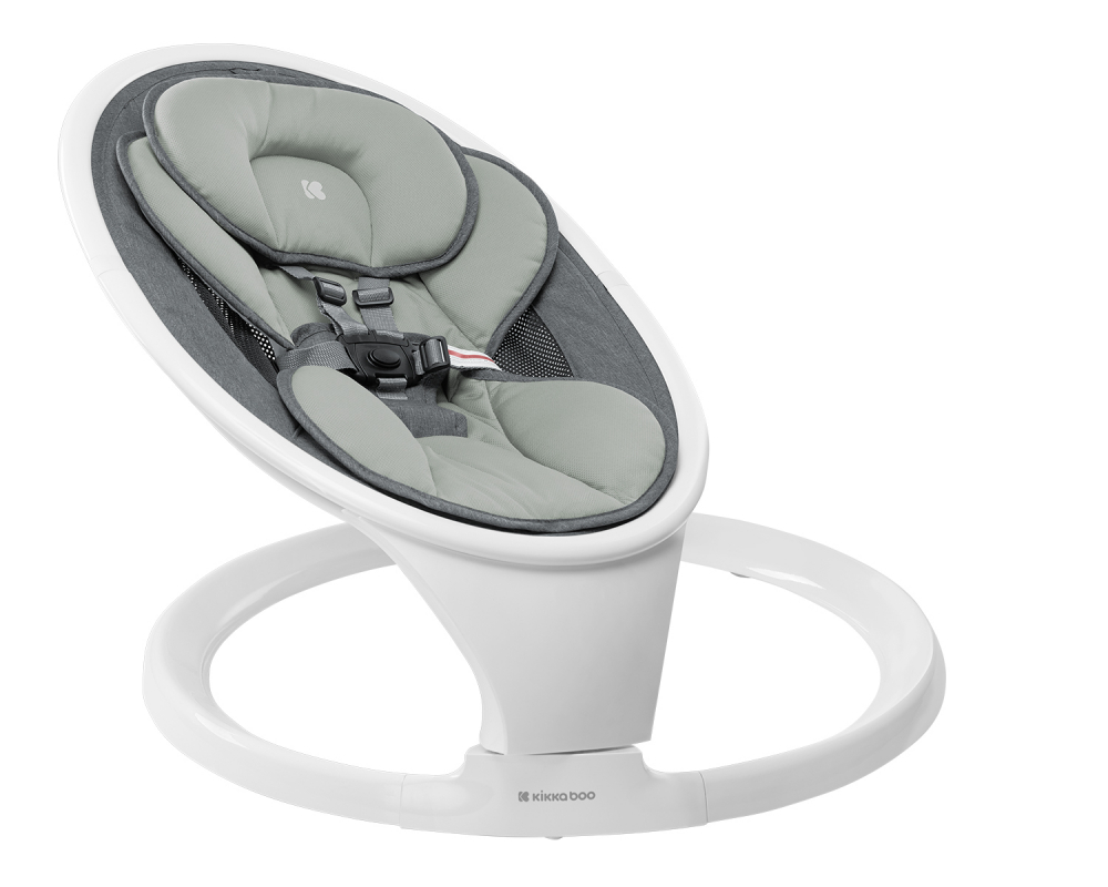 Leagan Electric KikkaBoo Cuddle Me Grey, Telecomanda - imagine 5